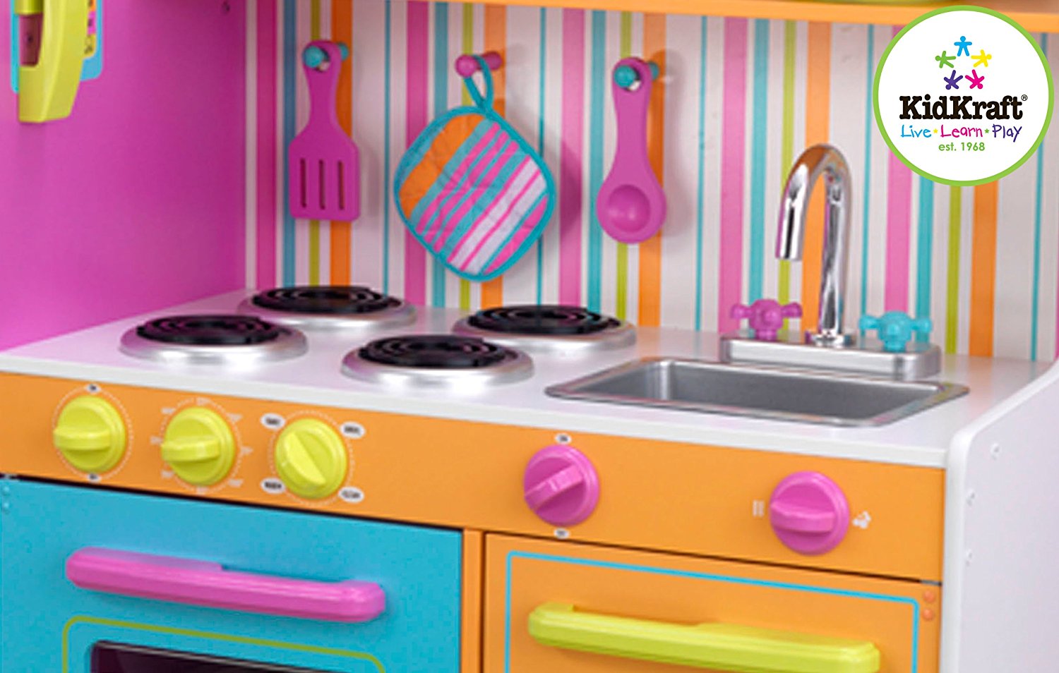 Большая детская игровая кухня Deluxe Big & Bright Kitchen  
